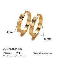 Pendientes de Acero Inoxidable con Diseño Exclusivo para las Fiestas, Textura de Titanio, Hebilla de Oreja de Acero, Joyería de Lujo para Mujer