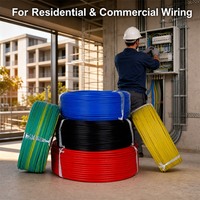 100 Meter 1,5mm 2,5mm Schwarzes PVC BV Kabelrolle Einadrig Massiver Kupferdraht für Festinstallationen Beleuchtungssysteme