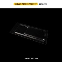 Boîte à clapet transparente en PET/PVC thermoformé Chenxin, personnalisable avec gaufrage, pour fournitures artisanales
