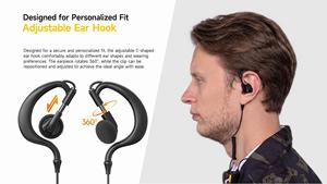 Auricular Ulefone Usmart H01 para walkie-talkie, comunicación bidireccional, funciona con Zello, manos libres, PTT - Product Image 5