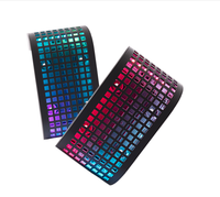 Lampe arrière LED programmable RGB en aluminium et plastique, design coque de tortue, 12V, indice de protection IP67, avec variateur de luminosité, pour décoration dynamique de bars et KTV, garantie 2 ans