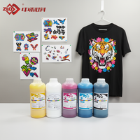 Tinta Cetak DTF Film PET Transfer Panas untuk Pencetakan Kain Tekstil Tinta CMYK Putih untuk Printhead I3200 XP600 5113