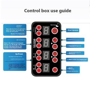 Hui Pang HP-S8-PRO Robot Professionale per Allenamento <span class=keywords><strong>Tennis</strong></span> da Tavolo a Doppia Ruota Motrice Completamente Automatico Portatile 9 Angoli PVC Resistente 30-80 - Product Image 3