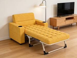 Nuevo Diseño Personalizable para el Hogar, Oficina o Refugio, con Respaldo Ajustable, Cama Extraíble, Sofá Cama Plegable - Product Image 1