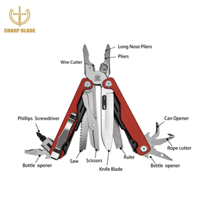 Đa năng kìm ngoài trời đi <span class=keywords><strong>b</strong></span>ộ đường dài túi phong cách công cụ tay plier với lưỡi cưa tập tin OEM tùy chỉnh - Product Image 5