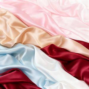 Tissu en Soie de Mûrier de Luxe 16-19 Momme, Couleur Unie, 100% Pure Soie au Mètre pour Robe, Pyjama, Projets DIY, Housse de Coussin - Product Image 6