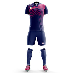 Venta al por mayor juego en casa ropa de fútbol uniforme de fútbol Club Team Xl hombres camiseta ropa deportiva adultos fútbol Jersey para hombres invierno - Product Image 2