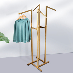 Accessoires de mode personnalisés, décorations de magasin, ornements chauds, présentoir de vêtements en or <span class=keywords><strong>pour</strong></span> meubles de Boutique de détail - Product Image 4