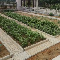 Molde de plástico ABS prefabricado para piedra de jardín, para pilar de puerta exterior con refuerzo de varilla de alta resistencia