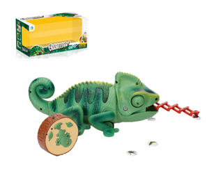 Jouet animal télécommandé RC, caméléon qui marche, peut <span class=keywords><strong>manger</strong></span> des insectes, le meilleur cadeau pour les enfants - Product Image 1
