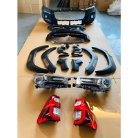 Kit de carrosserie pour HILUX VIGO 2016 — 2018, mise à niveau ROCCO 2020 — 2021, ensemble de pare-chocs avant et arrière, phares de voitures