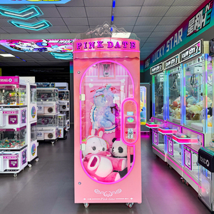 Quảng Châu trò chơi nhà máy ổ cắm màu hồng ngày tùy chỉnh phong cách Nhật Bản Máy cắt lớn hơn 6 + năm tuổi trẻ em đồng xu Pusher Clip cắt - Product Image 1