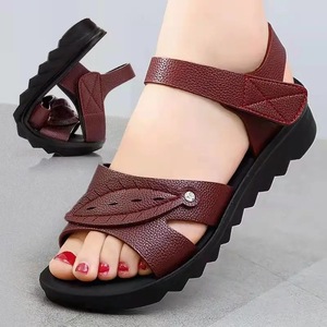Sandalias de Playa para Mujer, Cómodas, Casuales, para Mujeres de Mediana Edad y Mayores, con Plantilla de PU Suave, Resistentes al Agua, Antideslizantes, en Oferta - Product Image 2