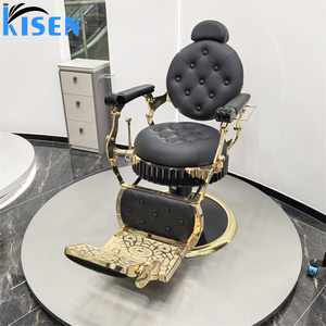 Poltrona da Barbiere KISEN, Moderna Sedia per Salone di Bellezza Maschile, Sedia per Parrucchiere, Salone di Bellezza per Stilisti - Product Image 5