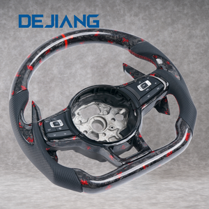 Volant en fibre de carbone forgé pour Volkswagen MK6/MK7 <span class=keywords><strong>Golf</strong></span> 7 GTI/R 2013-2020 Passat B7/B8 Accessoires intérieurs de voiture personnalisés - Product Image 3