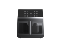 Friteuse à air numérique électrique à écran tactile numérique réglable à écran LCD carré, antiadhésive, 8L, facile à utiliser à la maison