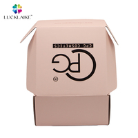 Boîtes d'expédition en carton personnalisées avec logo pour chapeaux et sous-vêtements, en papier blanc mystique, pour petites entreprises, pour chaussettes et fourrures