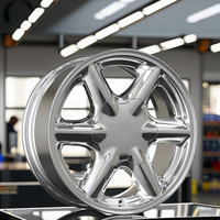 Velg mobil tugas berat 16x7.0 inci 6 lubang 4x4 velg paduan aluminium ringan & kuat untuk truk 4WD