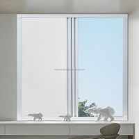 Persiana Doble Función, Protección Solar y Anti-Insectos, Día y Noche, Estructura de Panal, para Hogar, Hotel, Oficina