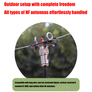 Aide au montage et au test de l'antenne Carte <span class=keywords><strong>adaptateur</strong></span> de AT-DP Fil long à alimentation en bout GP Dipôle vertical à ondes courtes - Product Image 3