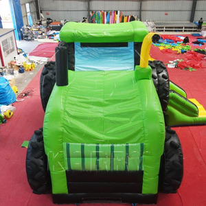 Maison gonflable de rebond de <span class=keywords><strong>camion</strong></span> de ferme de prix usine grand château plein d'entrain gonflable de tracteur de videur de partie gonflable avec la glissière - Product Image 6