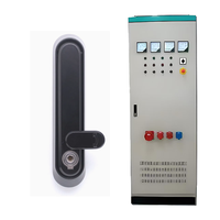 Passives Schrankschloss mit Zinklegierungskonstruktion Smart-Entriegelungsfunktion für Kabelboxen – Kompatibel mit Glas-/Stahl-/Aluminiumtüren
