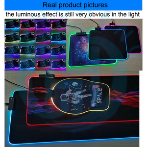 Alfombrilla de Ratón para Juegos RGB Personalizada de Anime Ergonómica Grande de Tela LED de Sublimación de Alta Calidad - Product Image 6