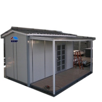 Petite maison mobile préfabriquée portable 2 chambres à coucher Petite maison préfabriquée