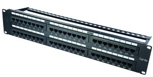 Panel de Conexiones UTP de 10'' 1U para Montaje en Pared, con 6 Puertos y Conector Keystone RJ45 para Infraestructura de Red - Product Image 3