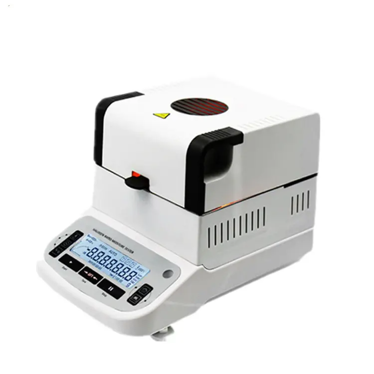 analisador de umidade de halogênio de laboratório de grãos rápido