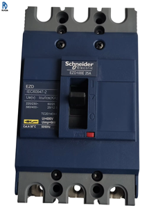 Interruptor Automático en Caja Moldeada EZD100E3025N, Dispositivo de Bajo Voltaje, Protección Contra Sobrecarga y Cortocircuito, Distribución Eléctrica - Product Image 1
