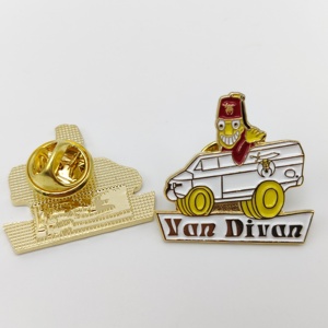 Fabrication de pin's de revers en métal personnalisés OEM/ODM promotionnels de haute qualité – Pin's de revers en métal 2D/3D avec émail dur ou souple sur mesure - Product Image 2