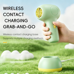Wireless Baby <b>Hair</b> <b>Dryer</b> Low Noise Constant Temperature <b>Portable</b> Lightweight Plastic Drying Fan for Children - Product Image 4
