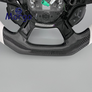 Volant personnalisé en fibre de carbone pour <span class=keywords><strong>Ford</strong></span> Kuga Mk3 Mk2 Focus <span class=keywords><strong>Fiesta</strong></span> Mk7 Everest Mondeo Mk5 <span class=keywords><strong>RS</strong></span> Ranger Mustang - Product Image 3