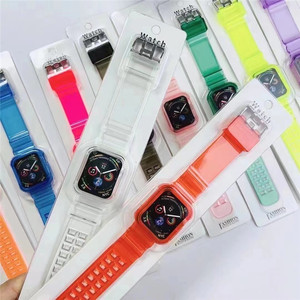 Correas transparentes de Tpu para <span class=keywords><strong>Apple</strong></span> <span class=keywords><strong>Watch</strong></span>, 42mm, 44mm, 38mm y 40mm - Product Image 6