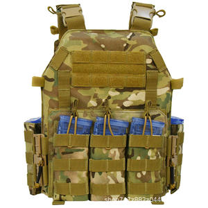 Chaleco Táctico Personalizado de Camuflaje de Nailon 1000D con Bolsillos Laterales y Bolsas Portacargadores Desmontables para Entrenamiento de Adultos - Product Image 2
