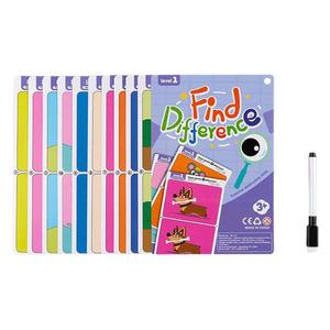 Libro de Rompecabezas Educativos para la Primera Infancia, Tarjetas de Reconocimiento de Palabras con Mini Imágenes, Impresión en Doble Cara, Tapa Blanda - Product Image 2