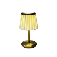 Lampe de bureau USB moderne rechargeable, lampe de table LED sans fil, lampe de table décorative pour restaurant, hôtel, chambre à coucher