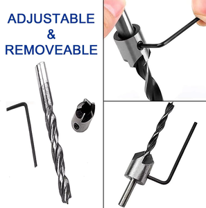 <strong>Countersink</strong> <strong>Drill</strong> Bit Round Shank <strong>Countersink</strong> Bit Wood Hole Wood <strong>Countersink</strong> <strong>Drill</strong> Bit - Product Image 5