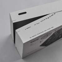 Boîte cadeau personnalisée pour macarons au chocolat, design exquis avec feuille d'or, laminage mat et procédé d'embossage