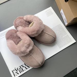 Chaud antidérapant fourrure intégrée maison laine pantoufles enfants hiver confortable épaissi Couple Style optimal maison confort enfants - Product Image 2