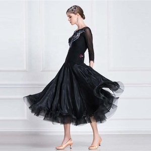 Robe de compétition de danse de salon M-1874, nouvelle arrivée, robe de danse moderne, valse, <span class=keywords><strong>tango</strong></span>, <span class=keywords><strong>flamenco</strong></span>, robe de danse de salon pour la pratique, en vente - Product Image 4