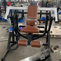Máquina de extensión de piernas isolateral con carga de placas, entrenador independiente de cuádriceps, equipo de gimnasio para entrenamiento de fuerza de la parte inferior del cuerpo
