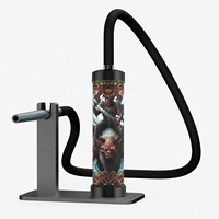 Nouvelle conception de chicha électrique rechargeable sans charbon, chicha électrique portable avec emballage cadeau 20mg 60k