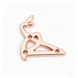 Custom Metal Clothing Labels Wholesale 3D Embossed Oval Rectangle Metal Plate for Garments Bags <b>Shoes</b> - Product Image 2