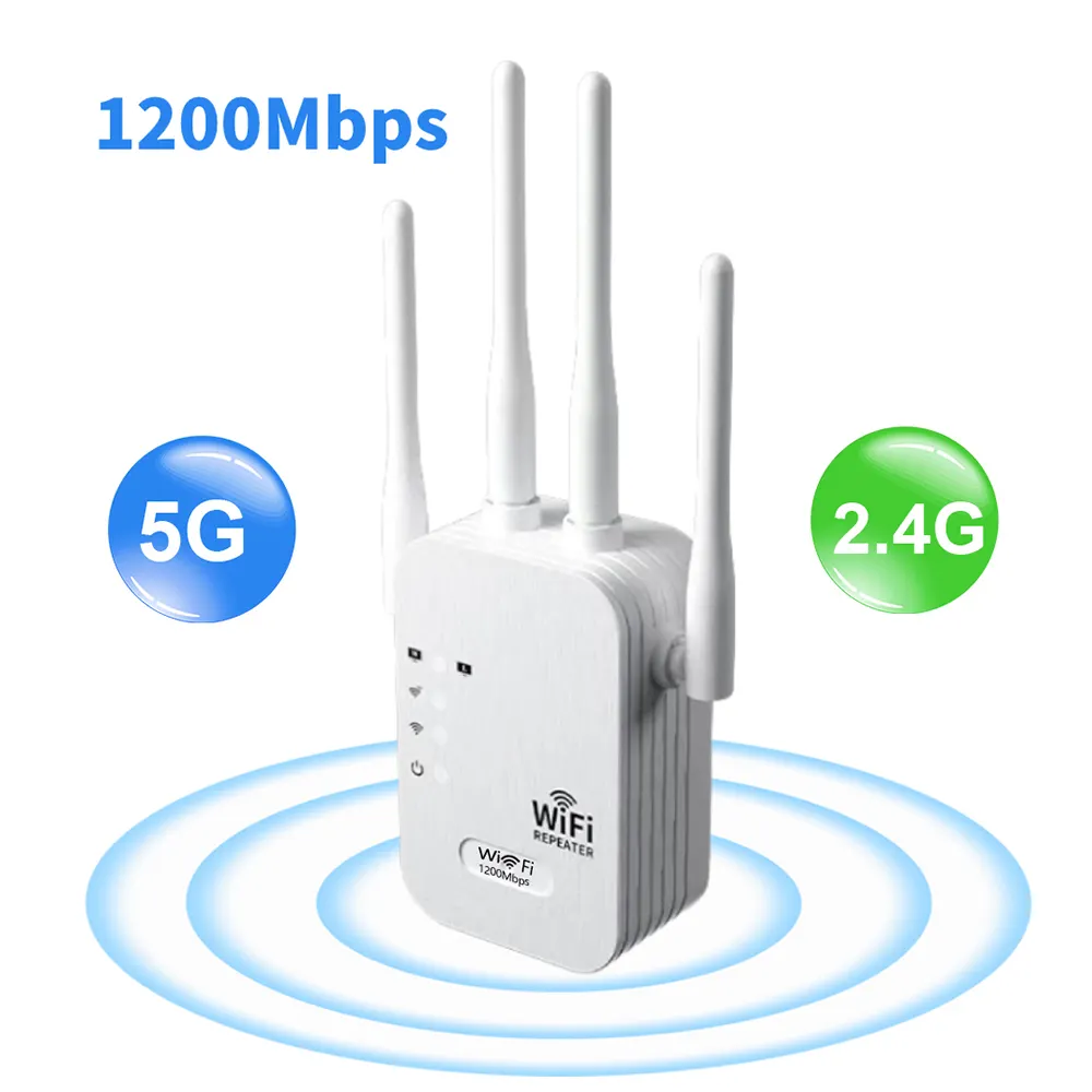 ระยะไกลไร้สาย Wifi Repeater Wifi Repeater 2.4G 5G เครื่องขยายสัญญาณ Wifi ขยายเครือข่ายสัญญาณ Booster