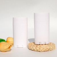 Contenant de déodorant en stick torsadable en plastique personnalisé de 75 g, emballage de stick solaire pour les soins corporels et les cosmétiques