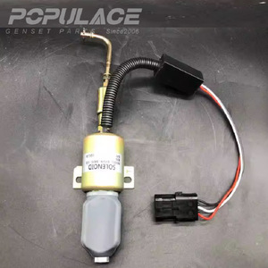 Shanghai Diesel Engine Co., Ltd. Fuel Cut-off Solenoid Valve D59-105-10 12V 24V For Diesel <b>Generator</b> - Product Image 3