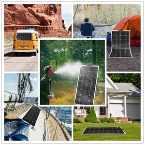 DOKIO自動車/ボート用モノパークフレキシブルソーラーパネル100w 200w 300w 400w 1000wフレキシブルソーラーパネル - Product Image 6