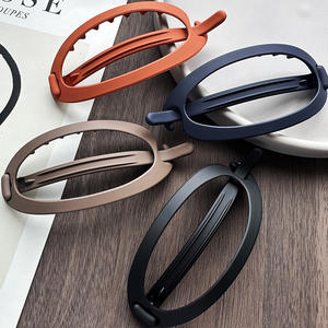 2023 Em branco plástico barrete Hair Clip Acessórios para o cabelo Diy estilo coreano elegante cabelo pinos e clipe para as mulheres rabo de cavalo - Product Image 1